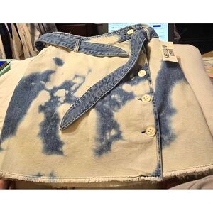 Urban Outfitters BDG Belted Nouvea Denim Mini Skirt Size S Y2K? NWT